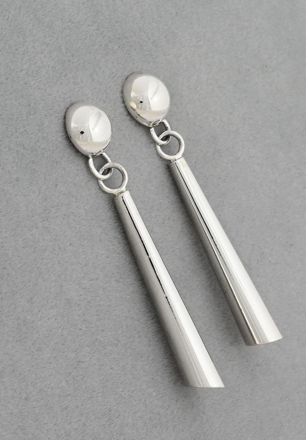 Earrings, Tubular with Dome Post by Artie Yellowhorse