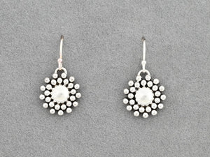 Earrings with "Scattered Dot" Design by Artie Yellowhorse