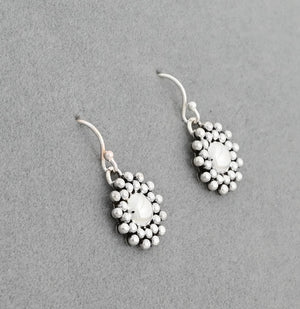 Earrings with "Scattered Dot" Design by Artie Yellowhorse