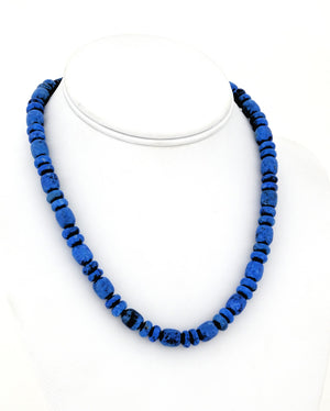 Necklace with Lapis Lazuli Beads by Desiree Yellowhorse