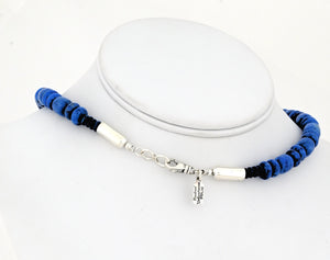 Necklace with Lapis Lazuli Beads by Desiree Yellowhorse