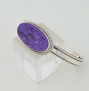 Bracelet with Charoite by Artie Yellowhorse