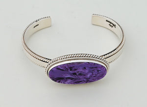 Bracelet with Charoite by Artie Yellowhorse