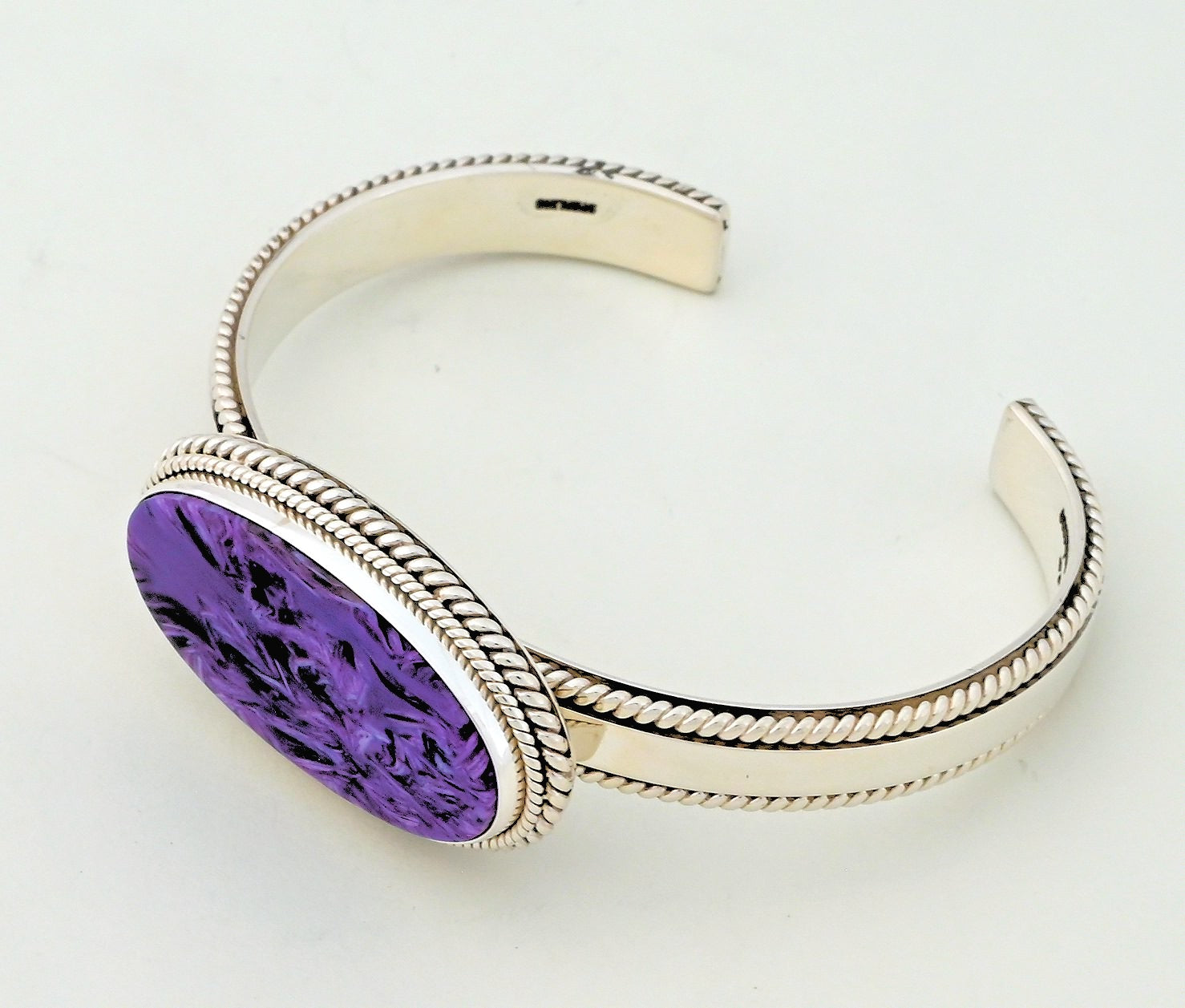 Bracelet with Charoite by Artie Yellowhorse