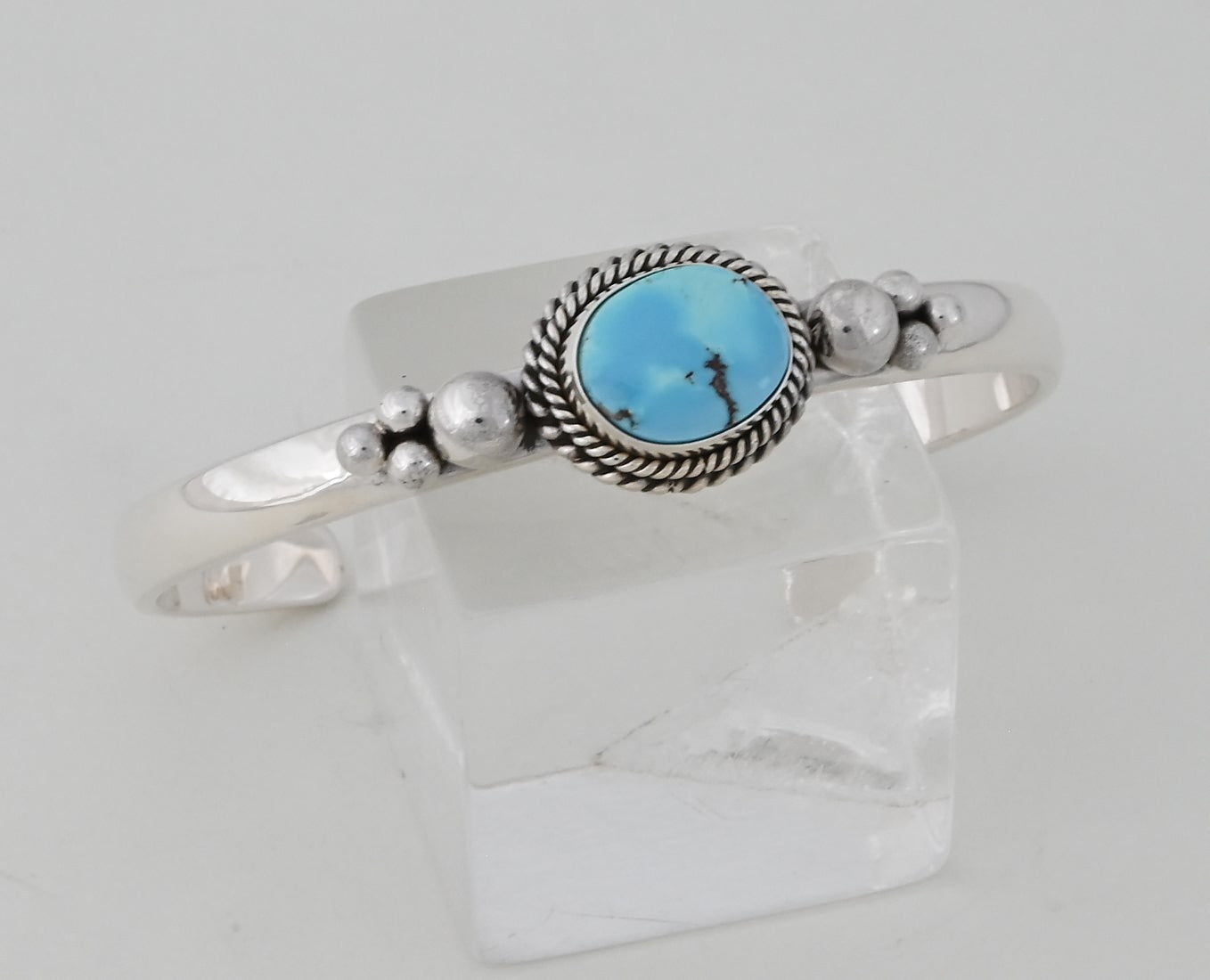 Bracelet with Golden Hills Turquoise by Artie Yellowhorse