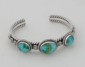 Bracelet with Sonoran Gold Turquoise by Artie Yellowhorse