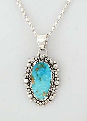 Pendant with Sonoran Gold Turquoise by Artie Yellowhorse