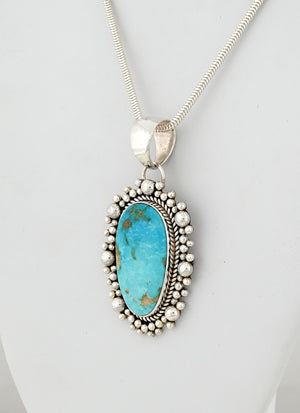 Pendant with Sonoran Gold Turquoise by Artie Yellowhorse