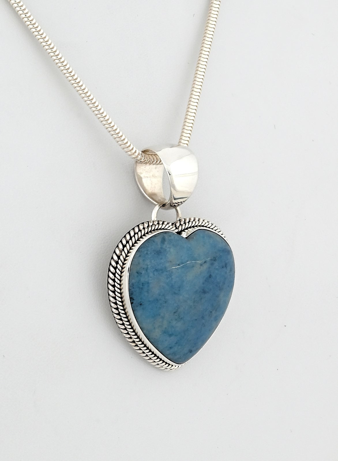 Pendant with Lapis Lazuli Heart by Artie Yellowhorse