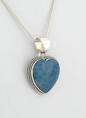 Pendant with Lapis Lazuli Heart by Artie Yellowhorse