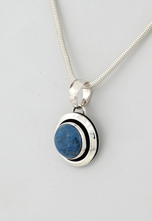 Pendant with Denim Lapis by Artie Yellowhorse