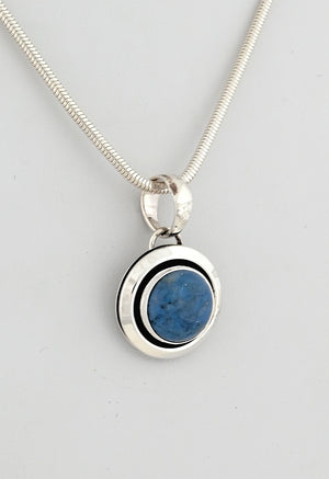 Pendant with Denim Lapis by Artie Yellowhorse