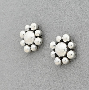 Earrings with Domes on Posts by Artie Yellowhorse
