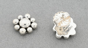 Earrings with Domes on Posts by Artie Yellowhorse