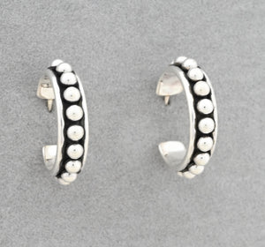 Earrings with Hoops by Artie Yellowhorse