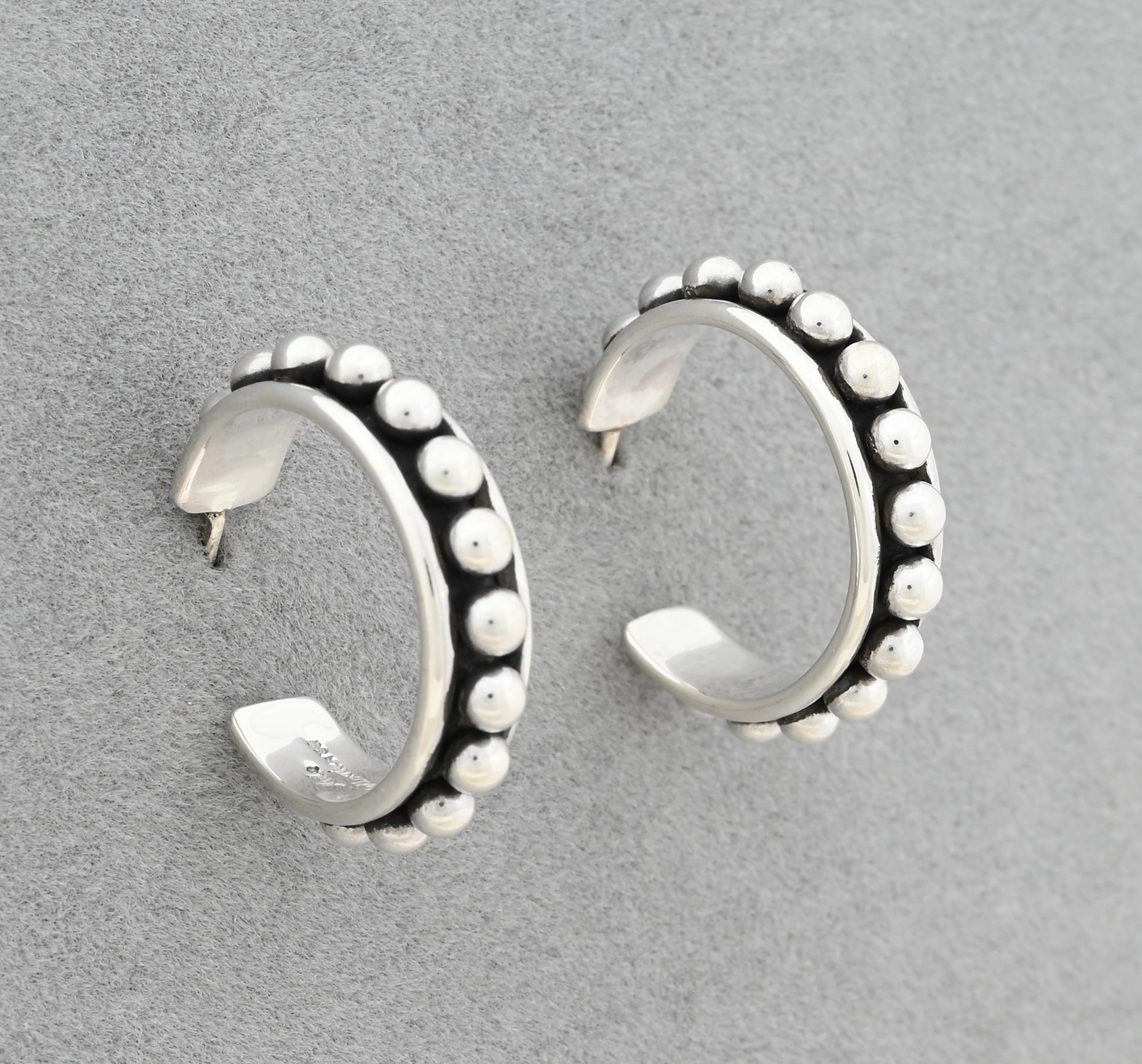 Earrings with Hoops by Artie Yellowhorse