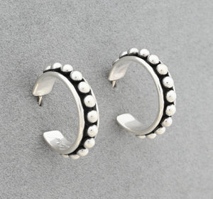 Earrings with Hoops by Artie Yellowhorse