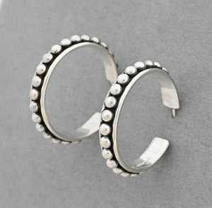 Earrings with Hoops by Artie Yellowhorse