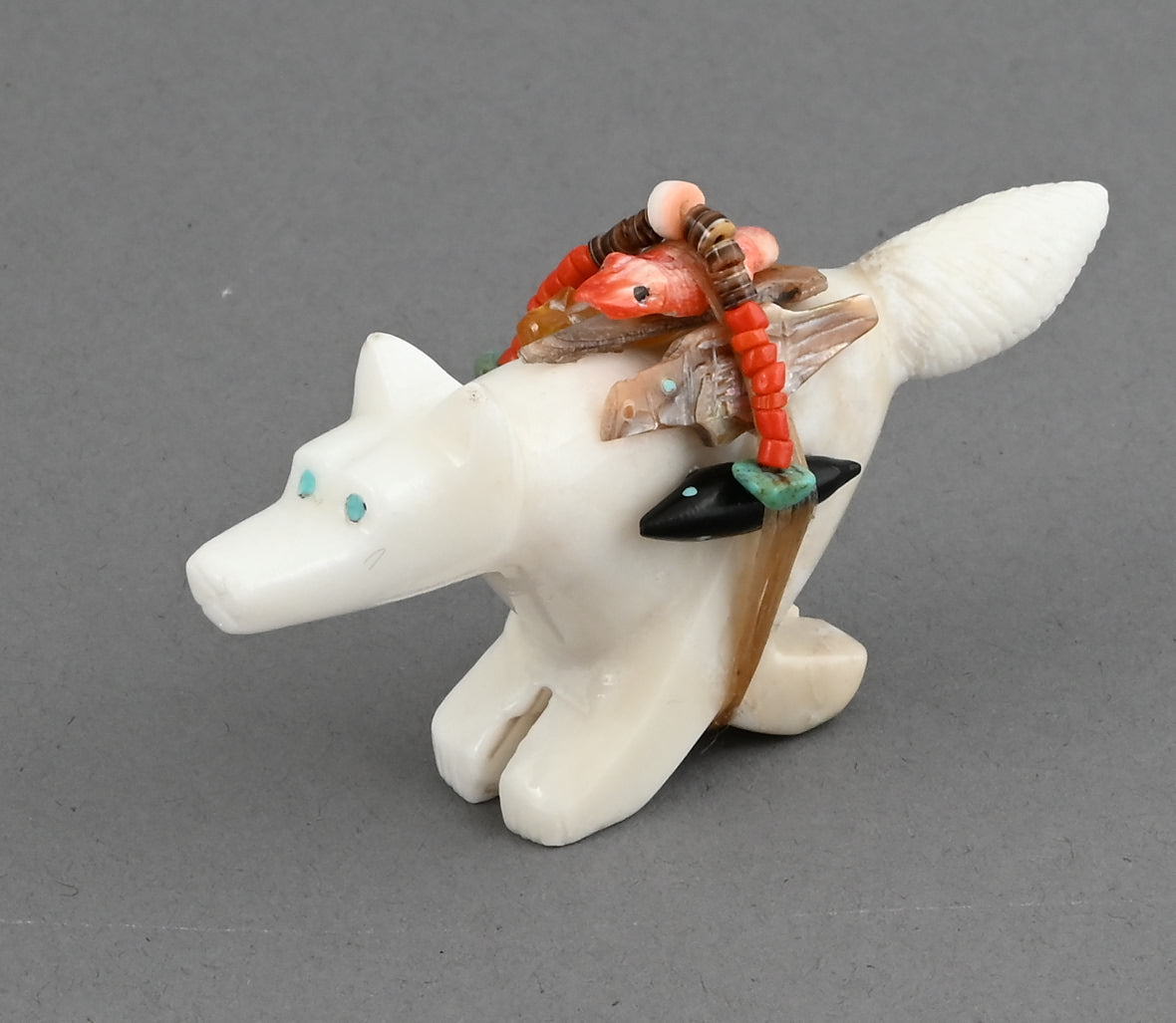 Wolf Fetish (Six Directions) by Woody Mackel