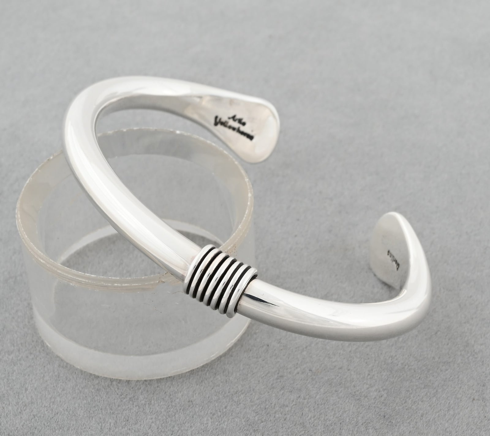 Bracelet, Large Cuff with Wrap by Artie Yellowhorse