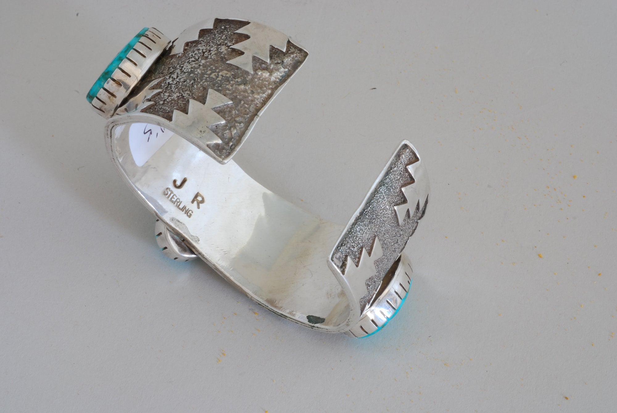 Man's Cuff Bracelet with Turquoise