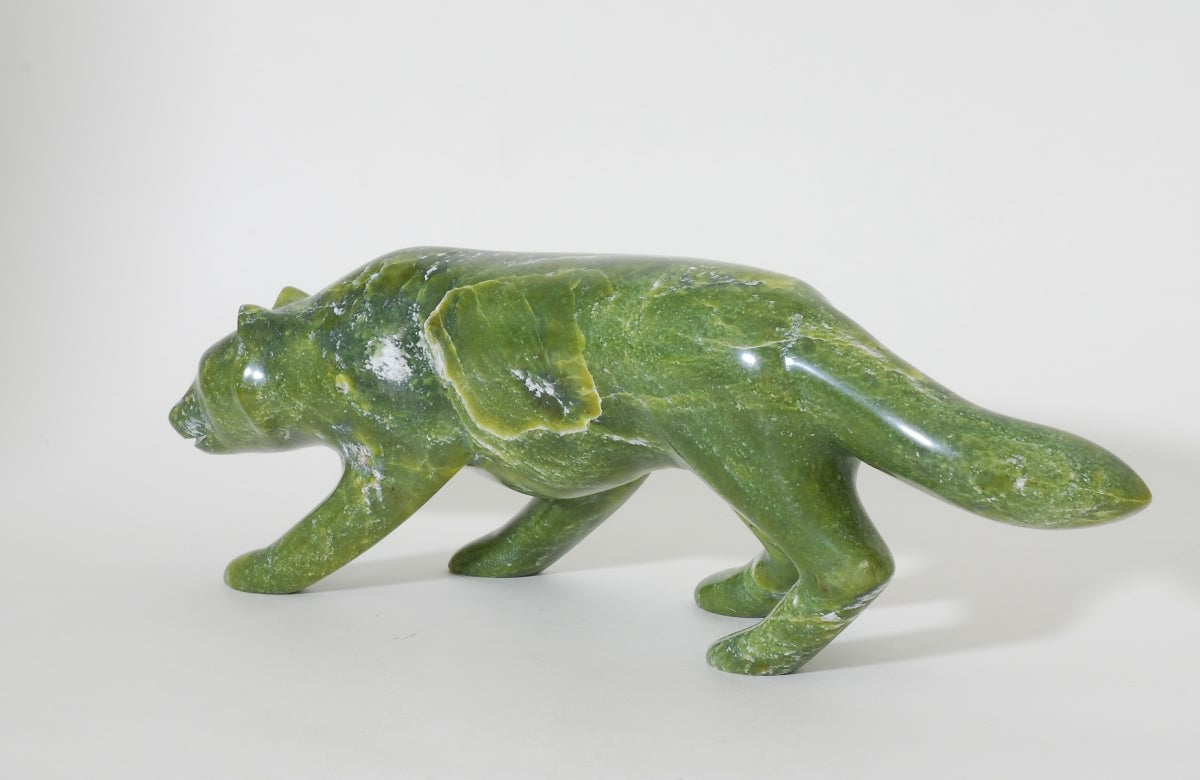 Fox by Matthew Flaherty of Kinngait, Baffin Island, Nunavut, Canada