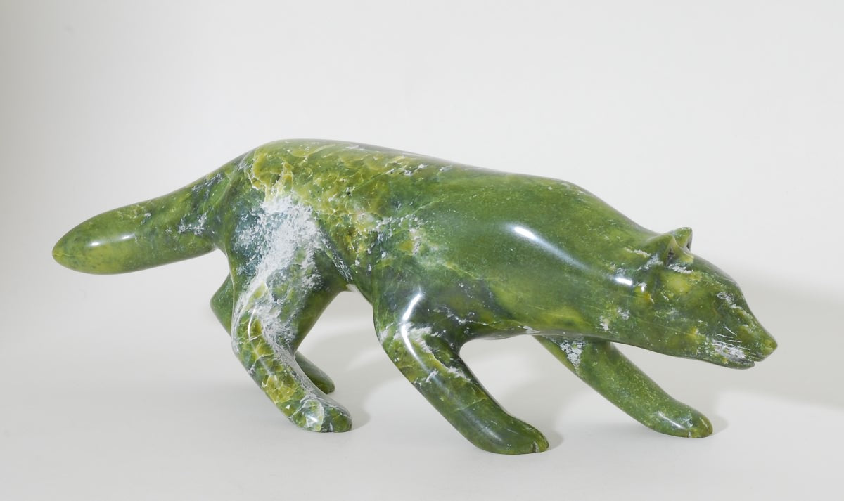 Fox by Matthew Flaherty of Kinngait, Baffin Island, Nunavut, Canada