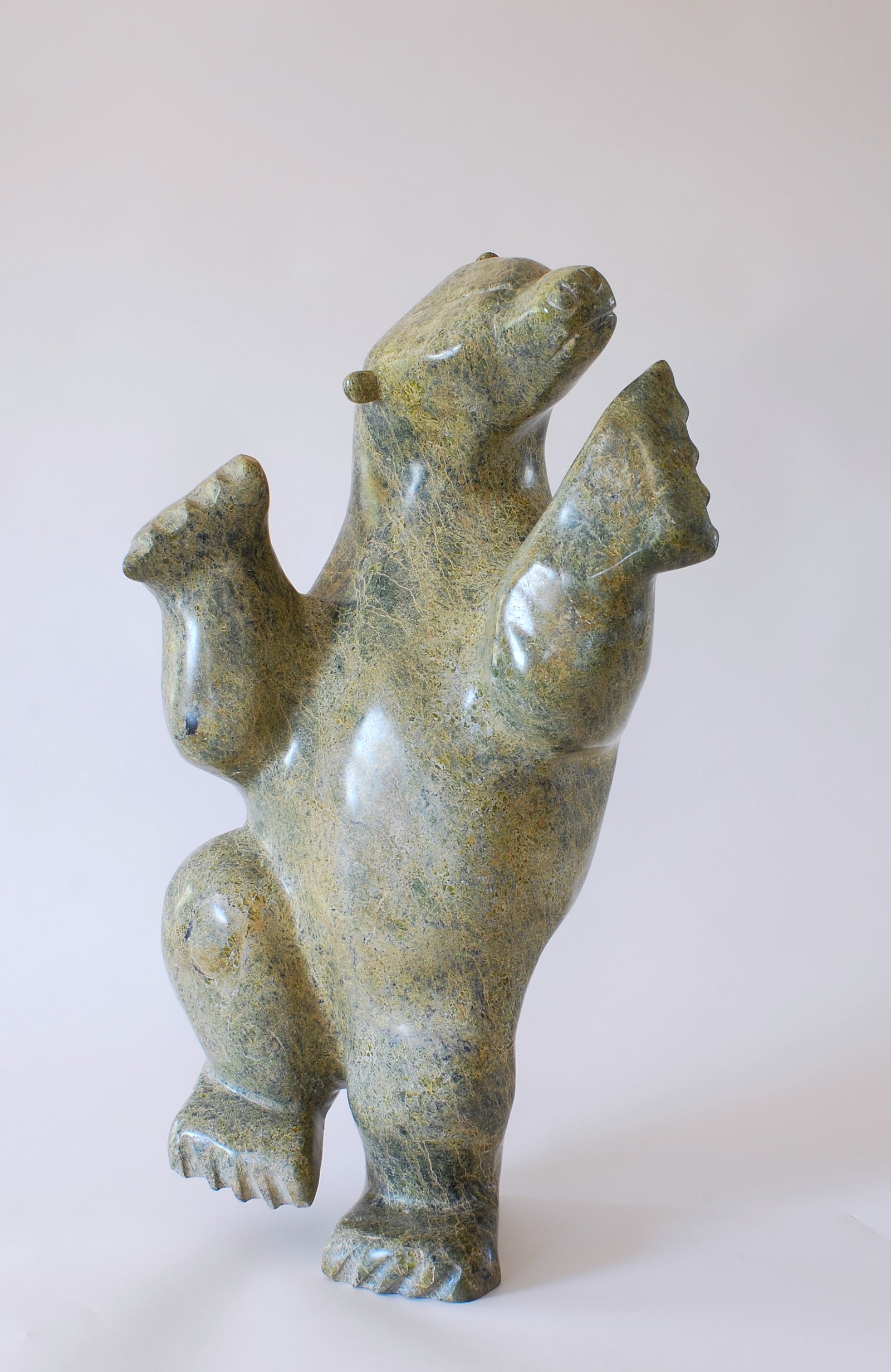 Large Dancing Bear by Enook Manomie c.1997