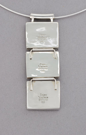 Pendant with Sea Scenes by Dawn Wallace Kulberg