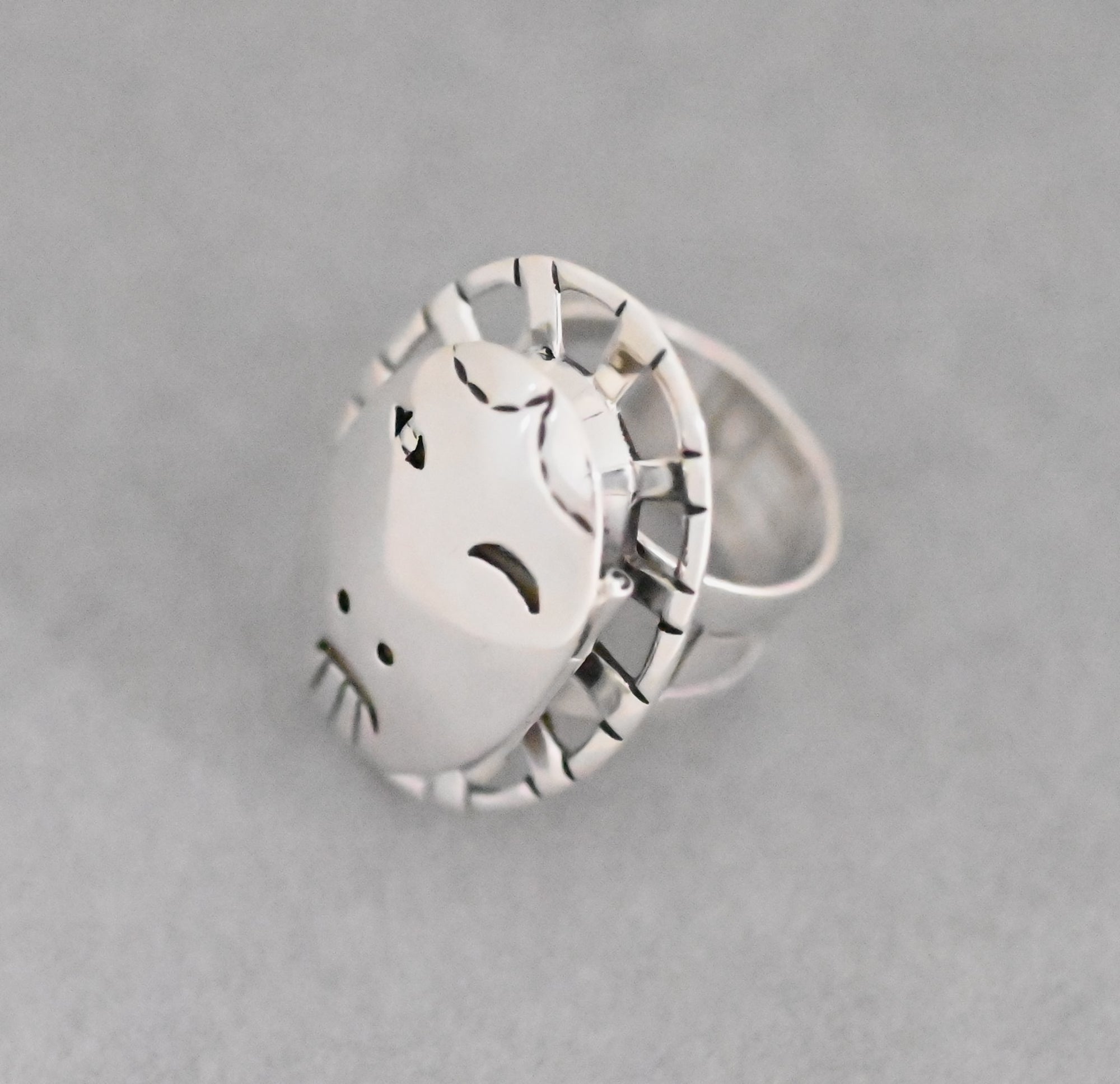Woman In The Moon Ring (with Mask) by Denise Wallace