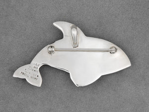 Orca Pin/Pendant by Dawn Wallace-Kulberg