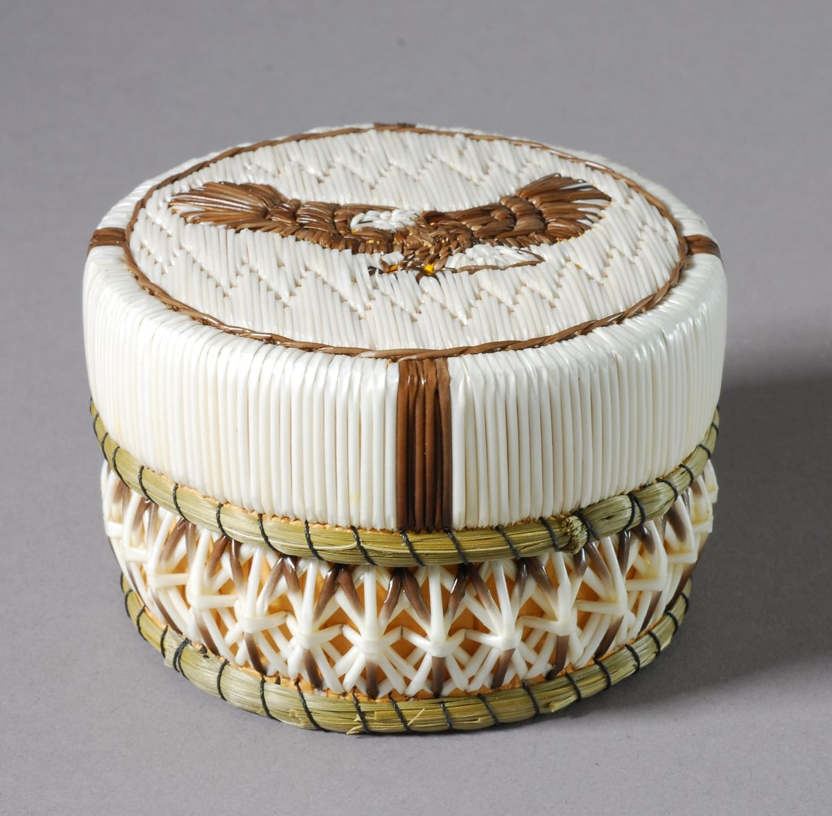 Porcupine Quill Box by Jean Mishibinijima