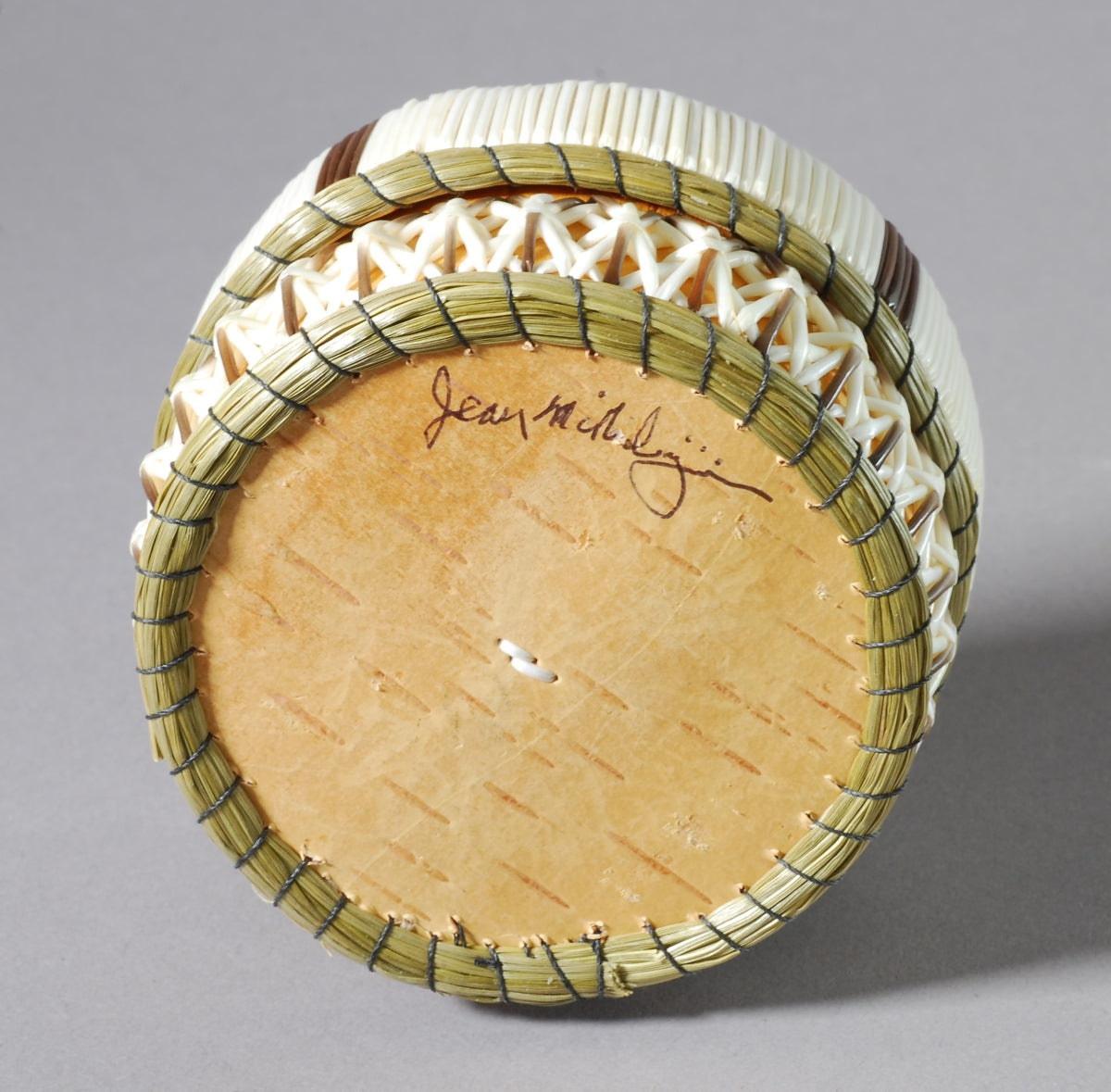 Porcupine Quill Box by Jean Mishibinijima