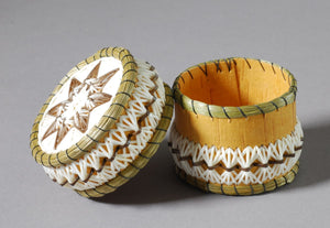 Porcupine Quill Box by Jean Mishnibijima