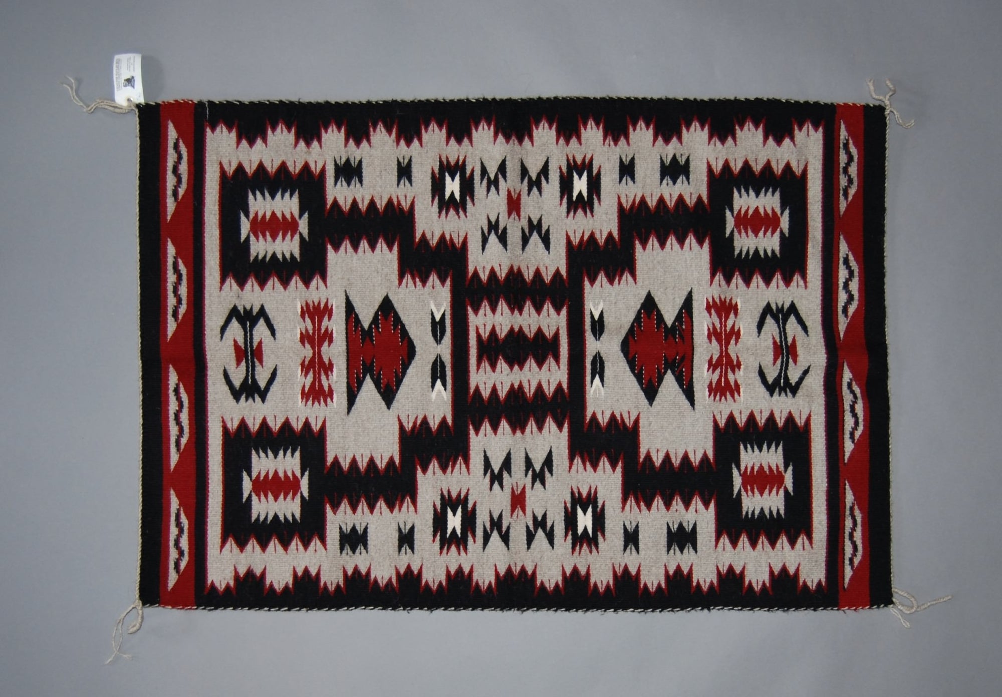 Navajo Weaving, Storm/Wedding Basket by Mary Yazzie 31x45