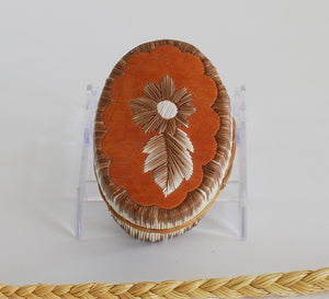 Quill Box with Flower and Feather by Yvonne Walker Keshick
