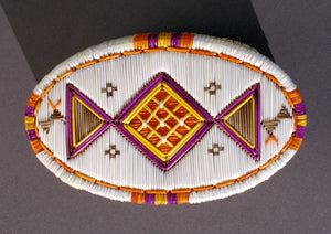 Quill Box with Center "Diamond" and two Triangles by Marina Recollet