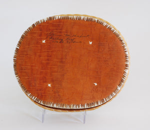 Quill Box with Walking Bear by Yvonne Walker Keshick