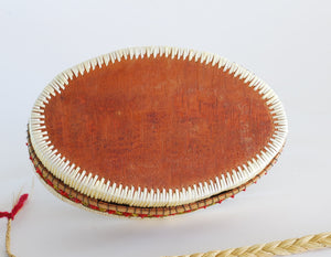 Quill Box with Four Tufted Flowers by Clara Barker