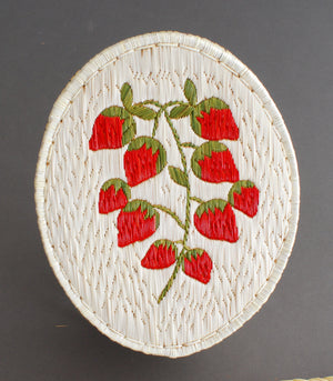 Quill Box with Strawberries by Helen Trudeau