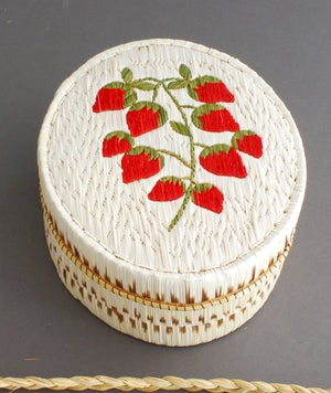 Quill Box with Strawberries by Helen Trudeau