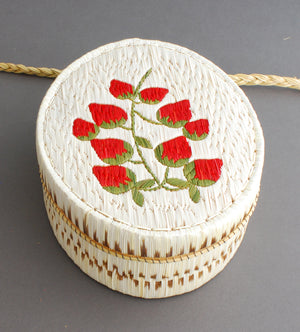 Quill Box with Strawberries by Helen Trudeau