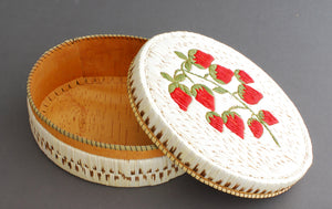 Quill Box with Strawberries by Helen Trudeau