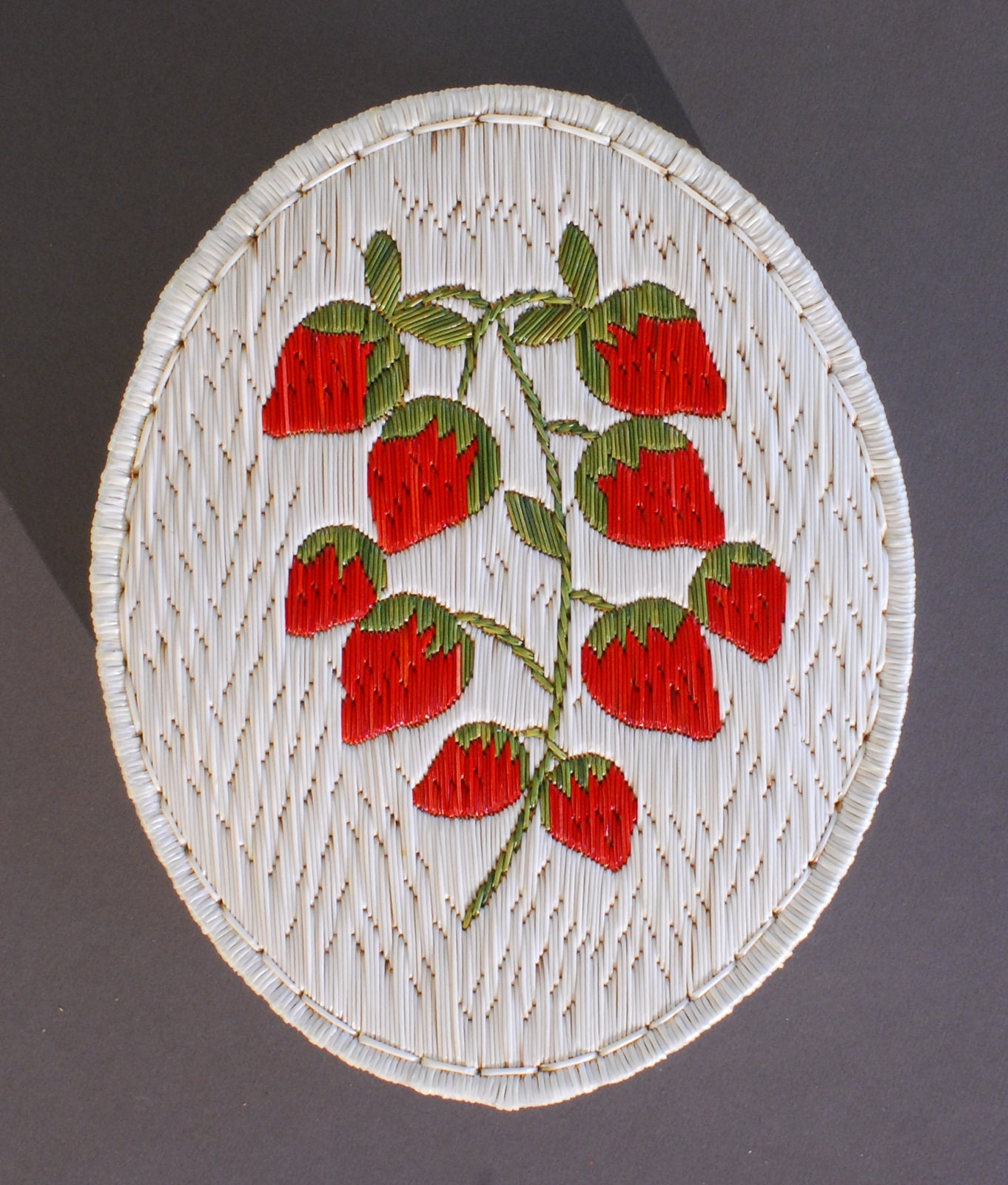 Quill Box with Strawberries by Helen Trudeau