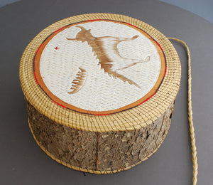 Quill Box with Underwater Panther by Mamie Migwans