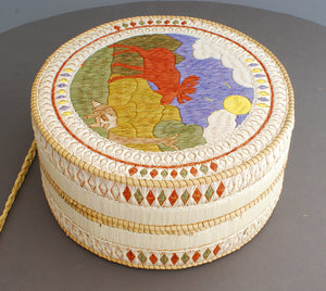 Quill Box with Moose Scene by Delia Beboning