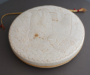Quill Box with Polar Bear in Arctic Scene by Yvonne Walker Keshick