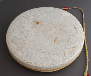 Quill Box with Polar Bear in Arctic Scene by Yvonne Walker Keshick