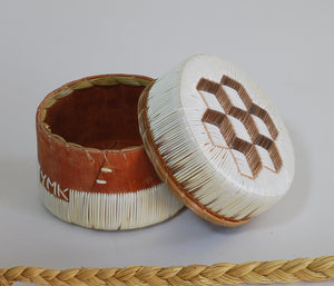 Quill Box with Multiple Cubes by Yvonne Walker Keshick
