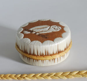 Quill Box with Owl by Pauline Worthington